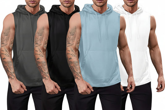 Graphic Drawstring Hooded Sweat Activated Sports Top