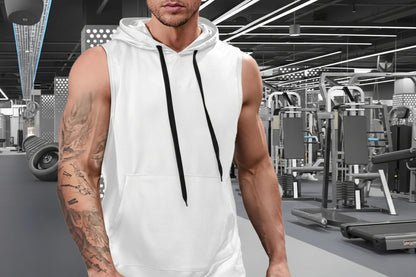  Drawstring Hooded Sweat Activated Sports Top
